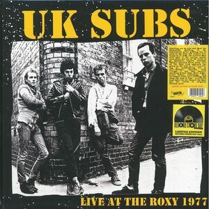 UK Subs - Live At The Roxy 1977 (RSD 2024) (yellow vinyl) - Vinyl LP